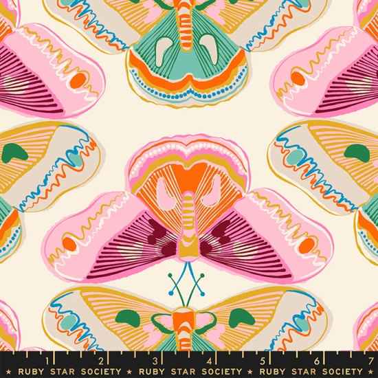 Patchwork Baumwolle - Melody Miller - Curio - Wings Novelty Butterfly Natural